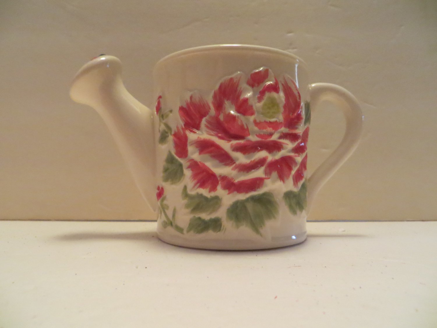 Avon Porcelain Floral Watering Can Coffee/Tea Mug