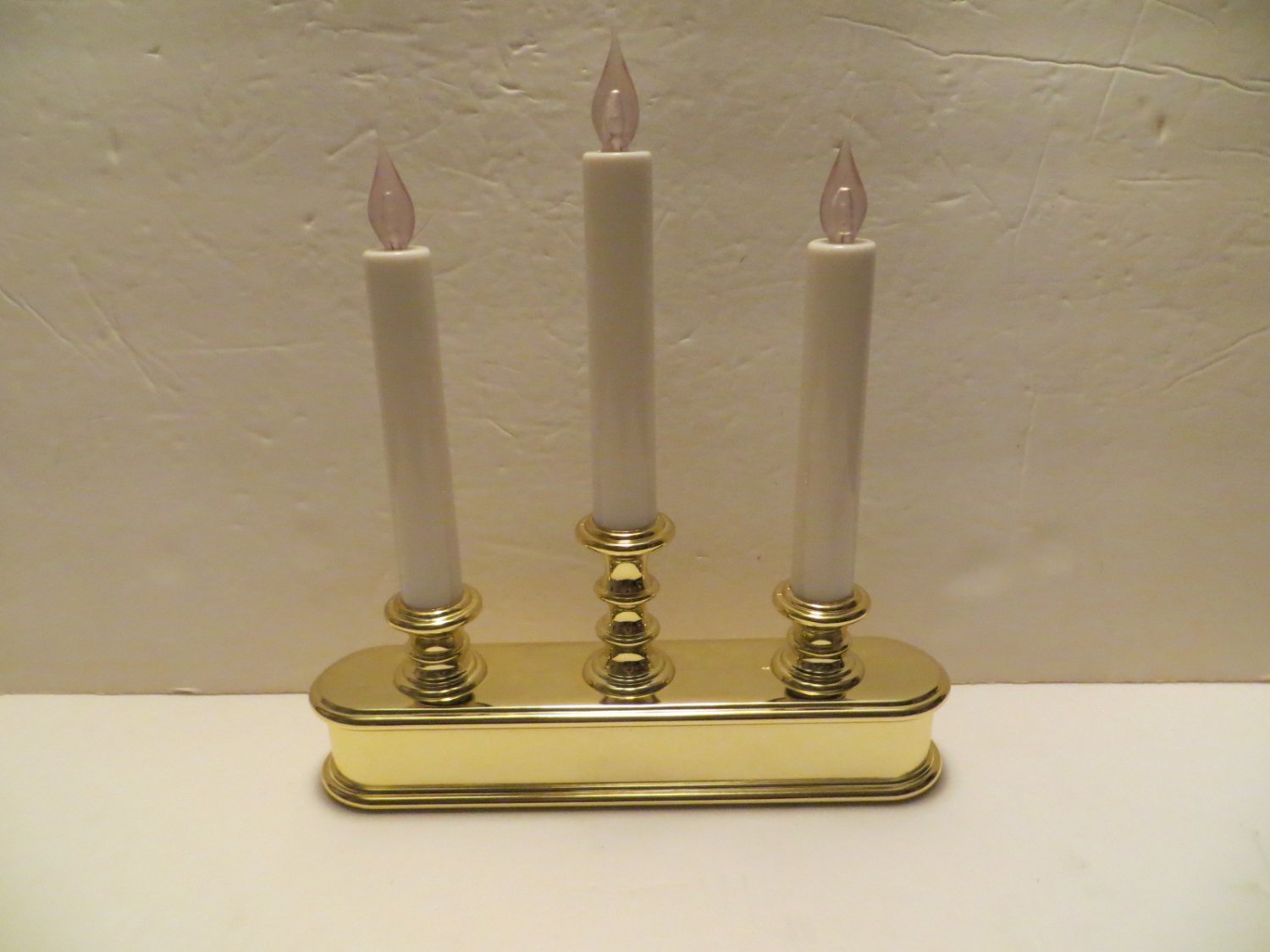 Triple Flameless LED Candle Sticks Window Candelabra