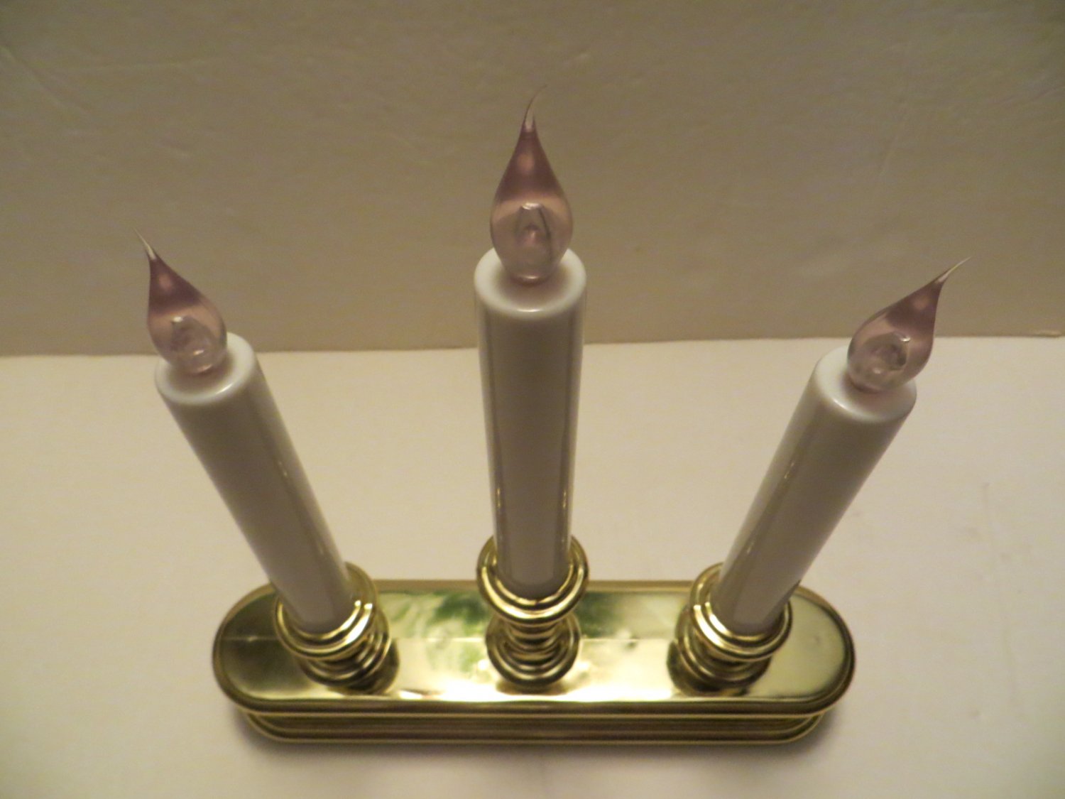 Triple Flameless LED Candle Sticks Window Candelabra