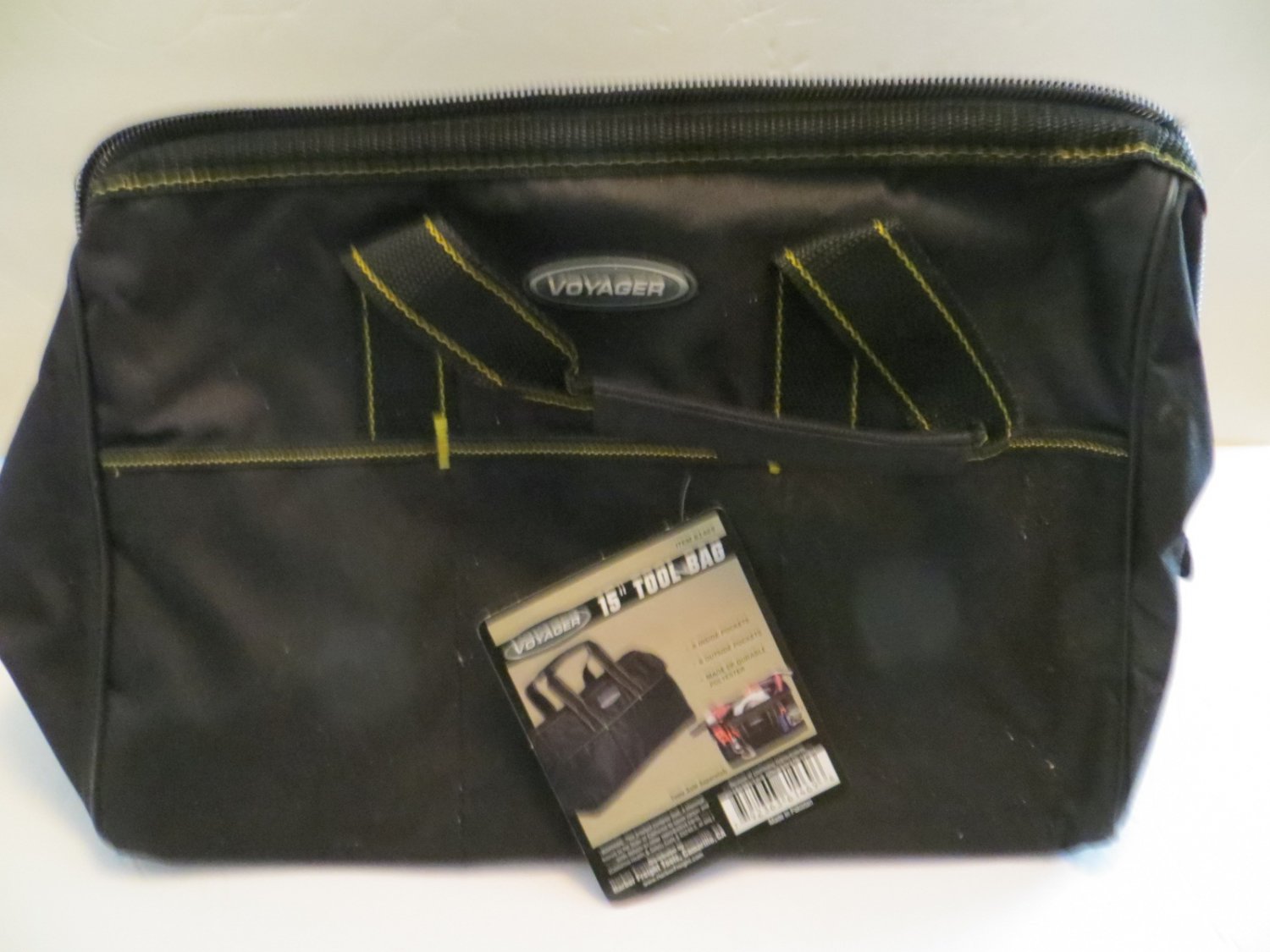 Voyager 15 inch tool bag Heavy Duty 15"x10"x9" Tote 6 Exterior & 8