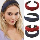 Assorted Knotted Bow Style Headbands for Women and Girls, 4pcs