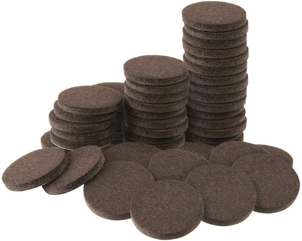 Soft Touch 4728695N Heavy Duty 1 Inch Felt Furniture Pads