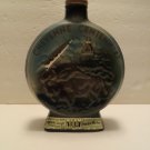 VTG 1967 Cheyenne Wyoming Centennial Jim Beam Whiskey Decanter Bottle Buffalo