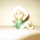 Homco Elf Figure Sprite Figurine 4" 5213 Yellow Figure Collectible Decorative