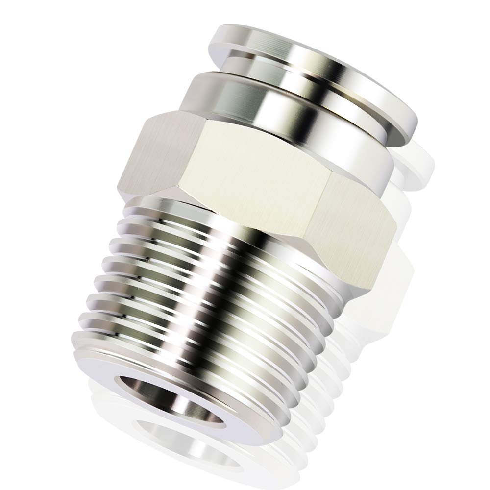 Tailonz Pneumatic Stainless Steel Male Thread Push to Connect Fittings Stainless Steel Push To Connect Fittings