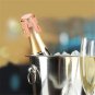 Champagne Bottle Plug Sealer Set, 4pc, Rose Gold, Stainless Steel