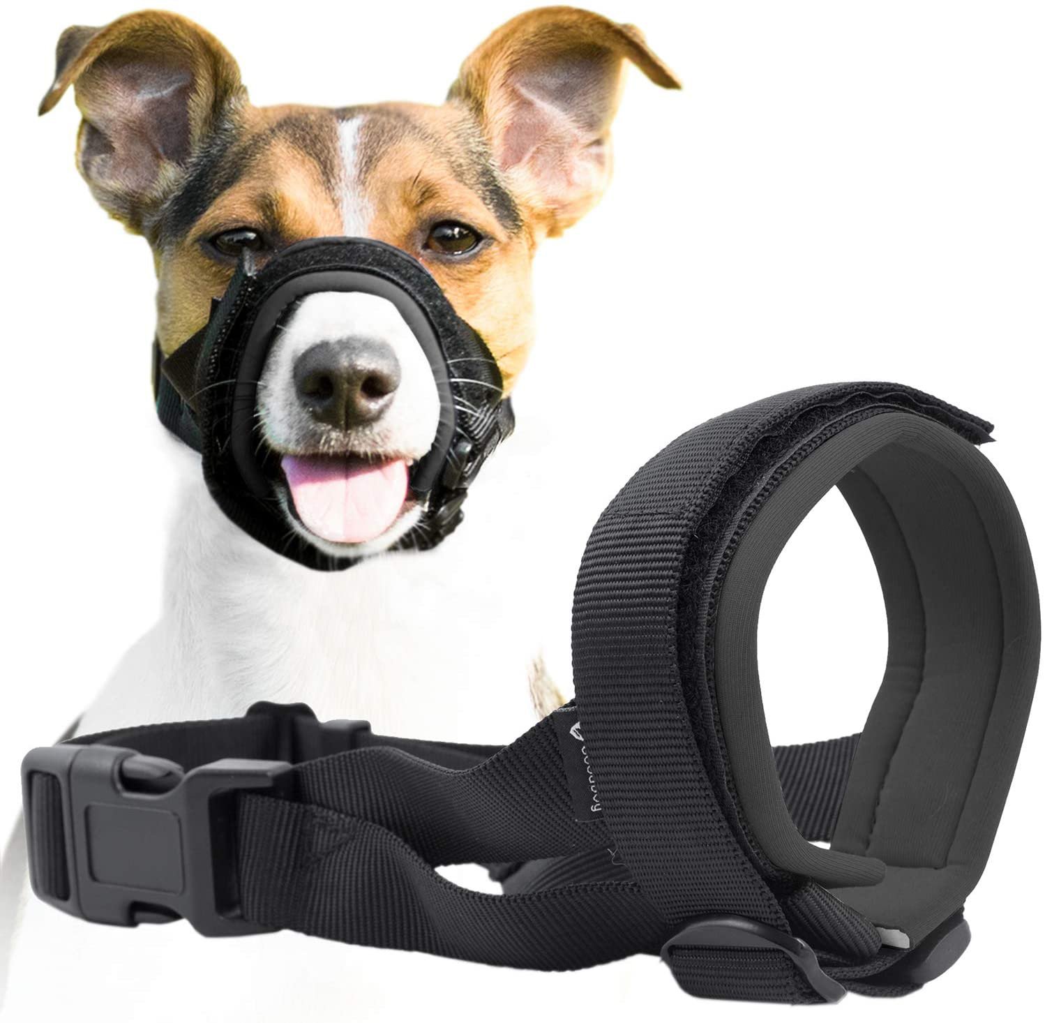 small dog muzzle for biting