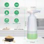 HOACCIR Automatic Soap Dispenser, 350ml, Touchless Foam Hand Sanitizer Dispenser Wall Mounted