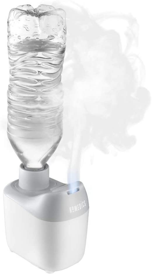 Homedics 100 sq. ft. Ultrasonic Cool Mist Water Bottle Humidifier