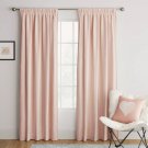 Heathered Thermal Room Darkening Curtain Panel Pink