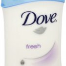 4pk Dove Fresh Invisible Solid 24hr Antiperspirant Deodorant 1.6 Oz