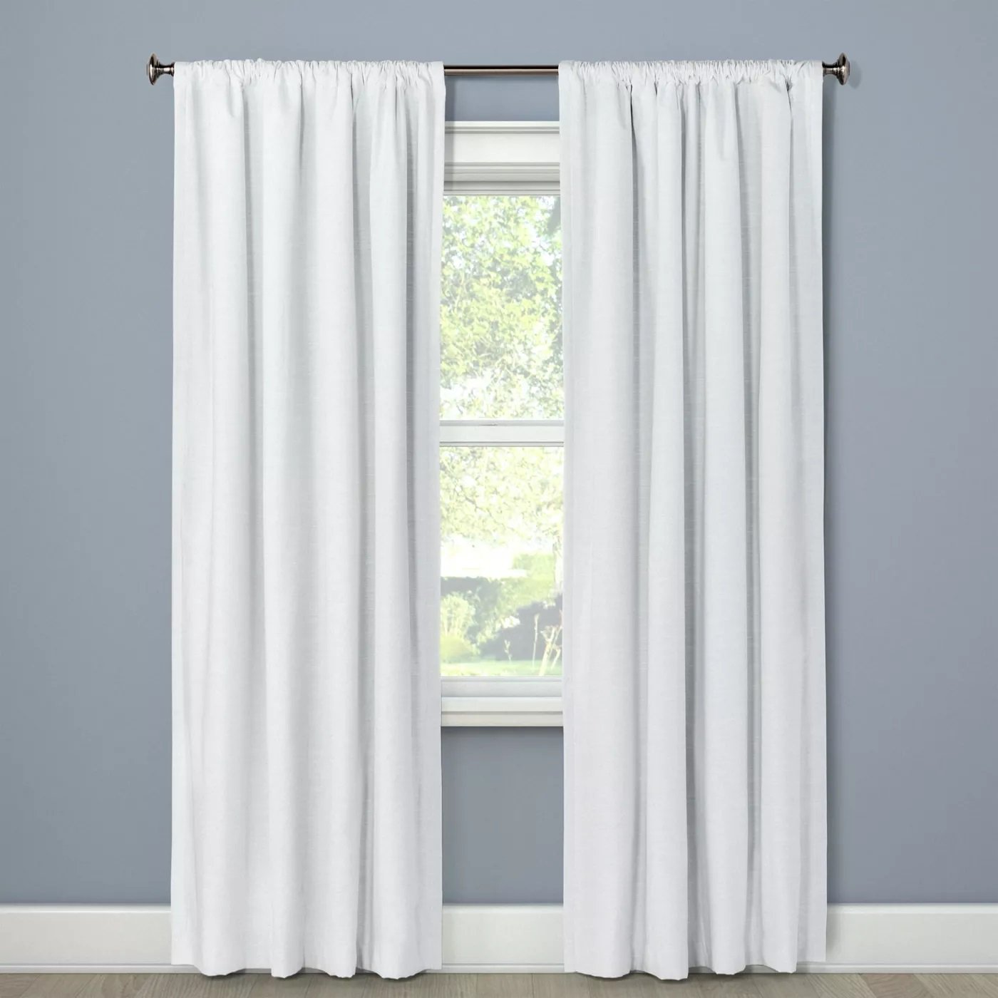 63x50 Henna Blackout Curtain Panel  White - Project 62