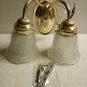 Double Sconce Wall Light - Gold