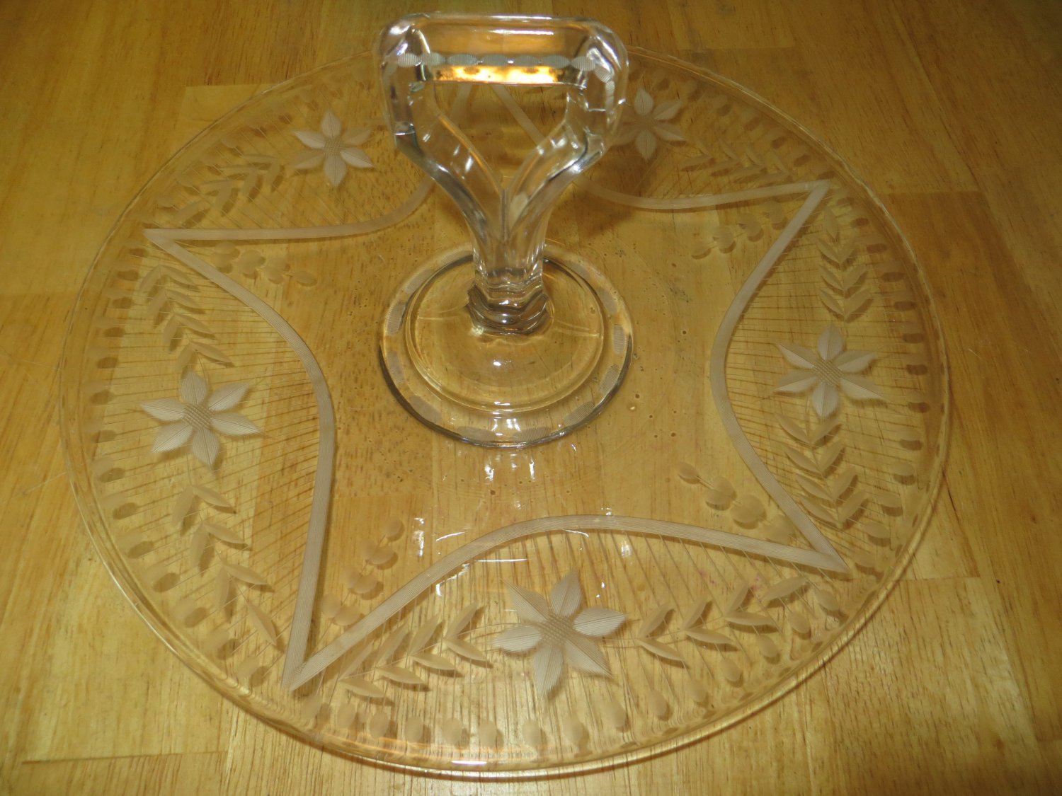 Etched Cookie/Pastry Serving Tray