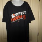 Women's Majestic Detroit Tigers T-Shirt, Black, 4XL