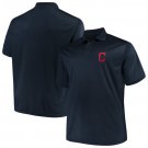 Majestic Cleveland Indians Big & Tall Polo Shirt, Navy