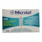 Microlet 100 Silicone Coated Lancets Exp Sept 2013