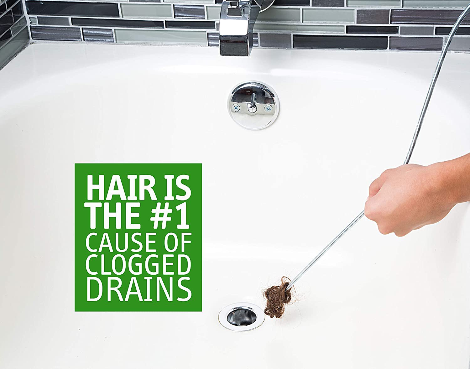 DrainShroom DSSNK070 Sink Snake Auger Clog Remover