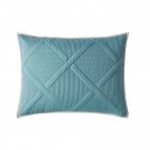 Mainstays Diamond Teal Argyle Polyester Pillow Sham, Set of 2, King