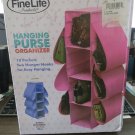 FineLife 10 Pocket Hanging Purse Organizer, Blue