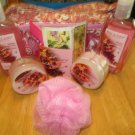 Bath & Earth 7pc. Bath and Beauty Sweet Pomegranate Gift Set with Travel Case