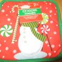 Set of 2 Snowman Pot Holders 7" x 7"