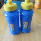 Set of 2 Zak Designs Moonbug Water Bottles, Hula Hoop Baby, Blue