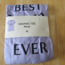 Bobbie Brooks Best Mom Ever T-Shirt, Purple, M