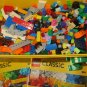 LEGO Storage Brick Case 8 Stud Large Yellow Container Plastic Bin W/ Legos 14x7