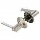 Kwikset Ladera Keyed Entry Door Lever in Satin Nickel