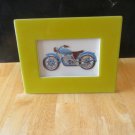 Framed Raised Cut-Out Motorcycle Picture Framed Raised Cut-Out Motorcycle Picture