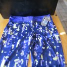 Girl's Under Armour Cold Gear Yoga Pants, Blue, XL
