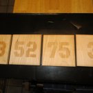 4pc Wooden Football Coasters with Built-in Bottle Openers 4pc Wooden Football Coasters with Built-in Bottle Openers