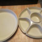 Vintage Tupperware Vegetable/Chip and Dip/Appetizer Serving Set Vintage Tupperware Vegetable/Chip and Dip/Appetizer Serving Set