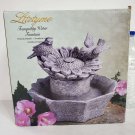 Lilytime Tranquility Sunflower Birdbath Desktop Water Fountain