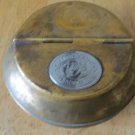 4 Inch Flip Top Solid Brass Table Ashtray With Mermaid Logo 4 Inch Flip Top Solid Brass Table Ashtray With Mermaid Logo