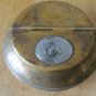 4 Inch Flip Top Solid Brass Table Ashtray With Mermaid Logo