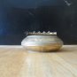 4 Inch Flip Top Solid Brass Table Ashtray With Mermaid Logo