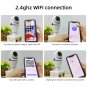 360° Light Bulb Camera Wi-Fi 1080P IP E27 Smart Home Wireless Security