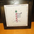 The North Pole Ceramic Trivet or Wall Hanging The North Pole Ceramic Trivet or Wall Hanging