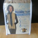 Winter Micro-Fleece Warming Scarf, Microwavable & Machine Washable, Beige Winter Micro-Fleece Warming Scarf, Microwavable & Machine Washable, Beige