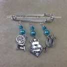 Handmade Kilt Style Shawl Pin