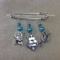 Handmade Kilt Style Shawl Pin