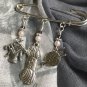 Handmade Kilt Style Shawl Pin- knitting pin