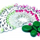 20 Number Stitch Markers with Butterfly Holder- Removable Markers