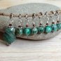 Handmade Knitting Stitch Marker Set (SNAG FREE)- Green Agate