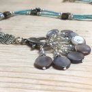 Owl Stitch Marker Necklace With 8 SNAG FREE Stitch Markers- Knitting Accessories