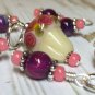 Handmade Cupcake Stitch Marker Set (SNAG FREE)- Set of 9 Pink Knitting Markers