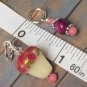 Handmade Cupcake Stitch Marker Set (SNAG FREE)- Set of 9 Pink Knitting Markers