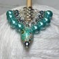 Aqua Blue Splash Knitting Stitch Marker Set (SNAG FREE)- Set of 9